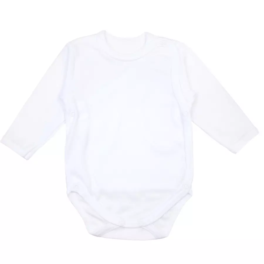 TupTam Baby Langarm Wickelbody 5er Pack grauweiß