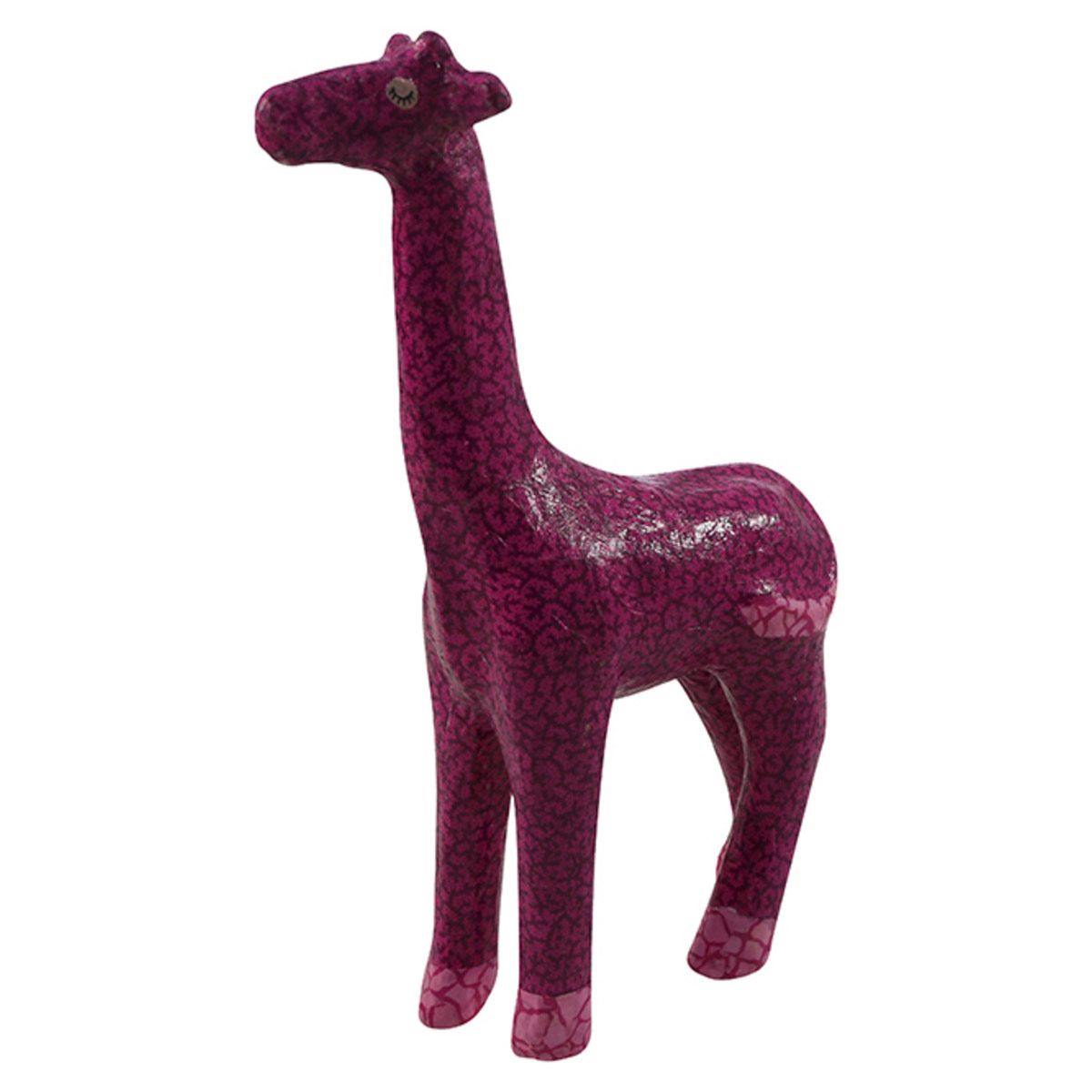 Girafe 28 cm en Papier Mâché