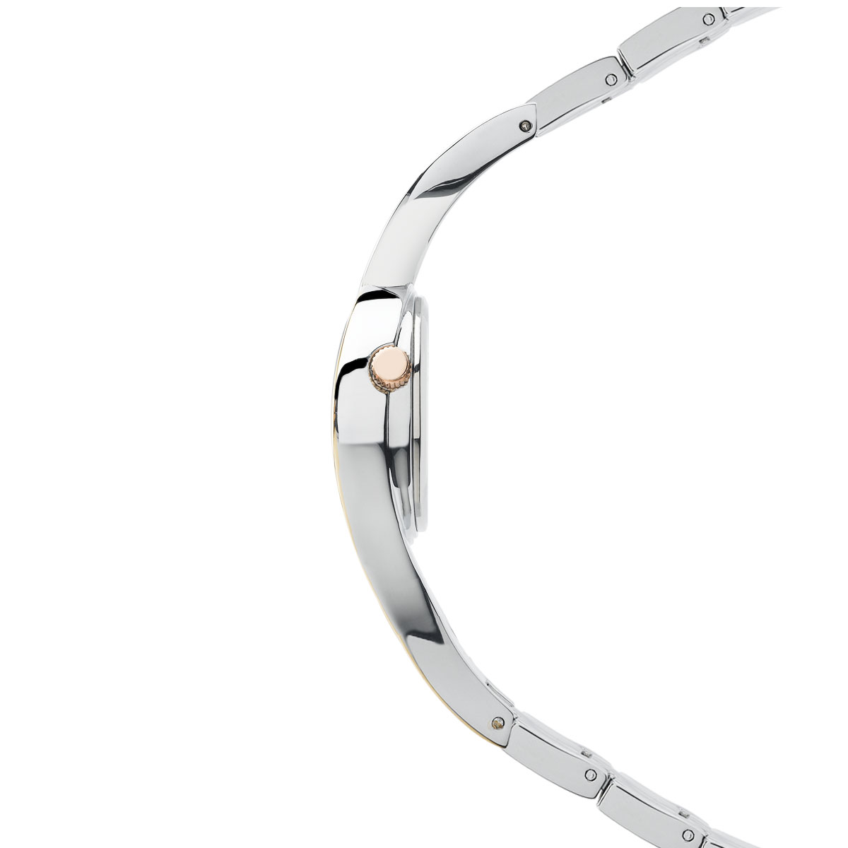 Montre femme metal 2 tons