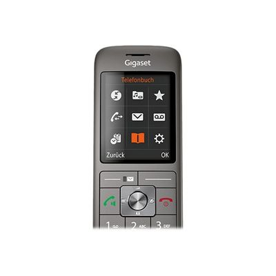 Gigaset - téléphone sans fil + combiné supplémentaire - anthracite