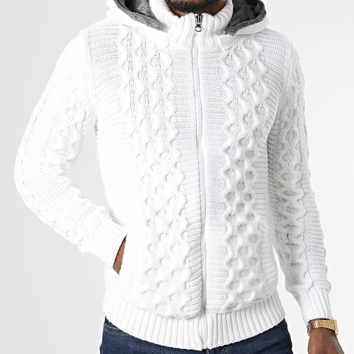 Gilet Capuche 3002 Blanc