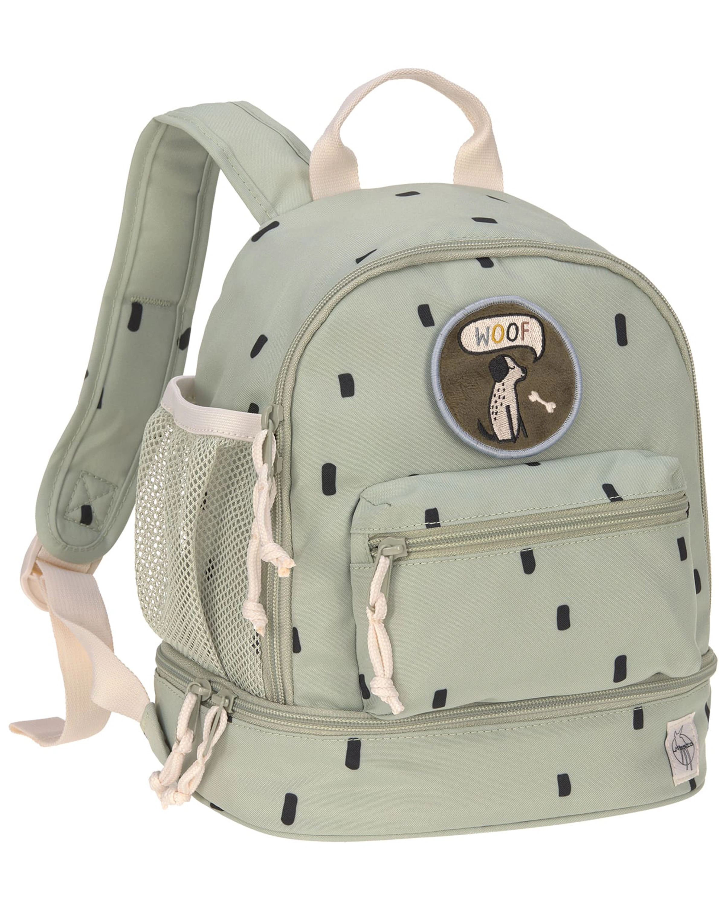 Rucksack HAPPY PRINTS (27x24x15) in light olive