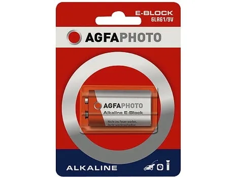 AgfaPhoto - Batteri 6LR61 - Alkaline