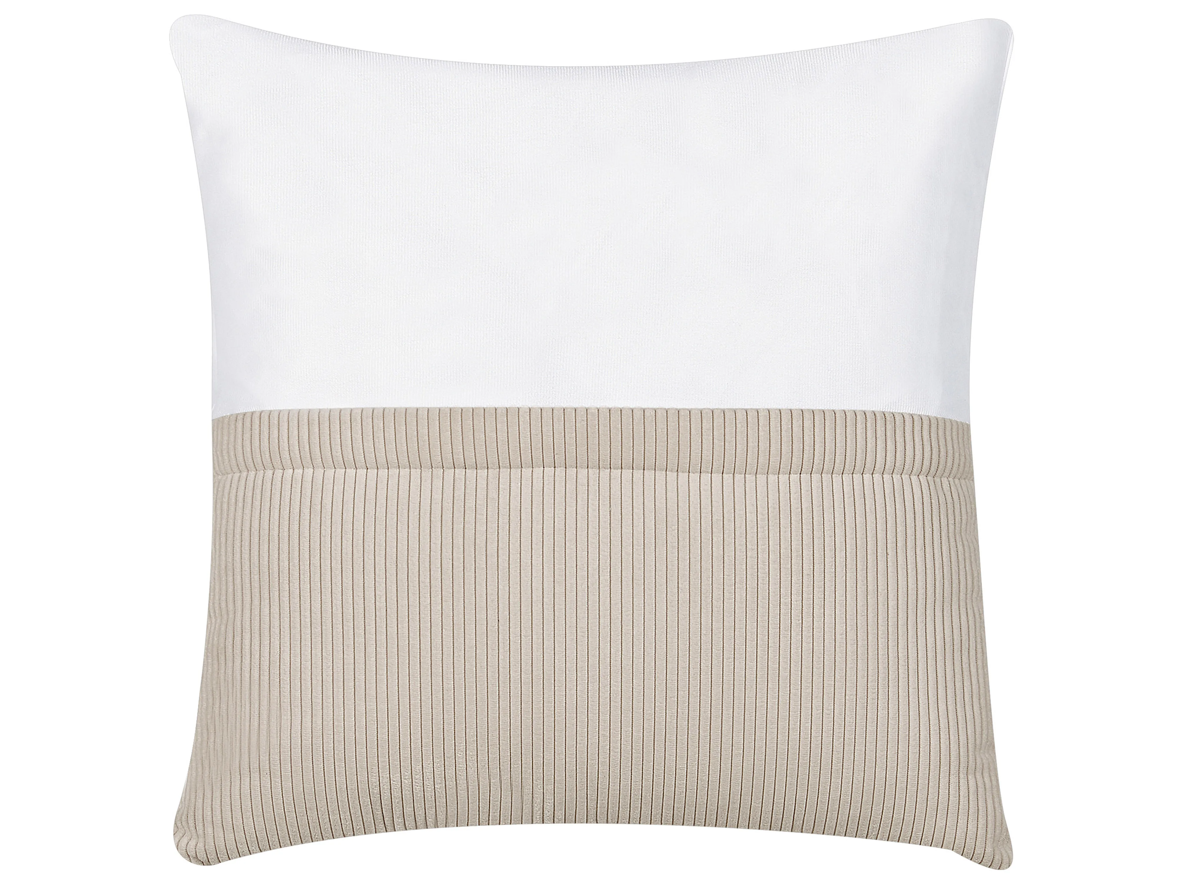 Hoekbank 4-zits LUNGO Corduroy Beige rechtszijdig