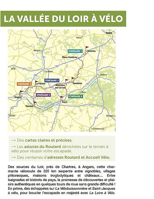 HACHETTE - VALLEE DU LOIR A VELO ROUTARD