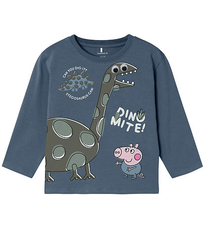 Name It Bluse - NmmAbrum Peppa Pig - Bering Sea