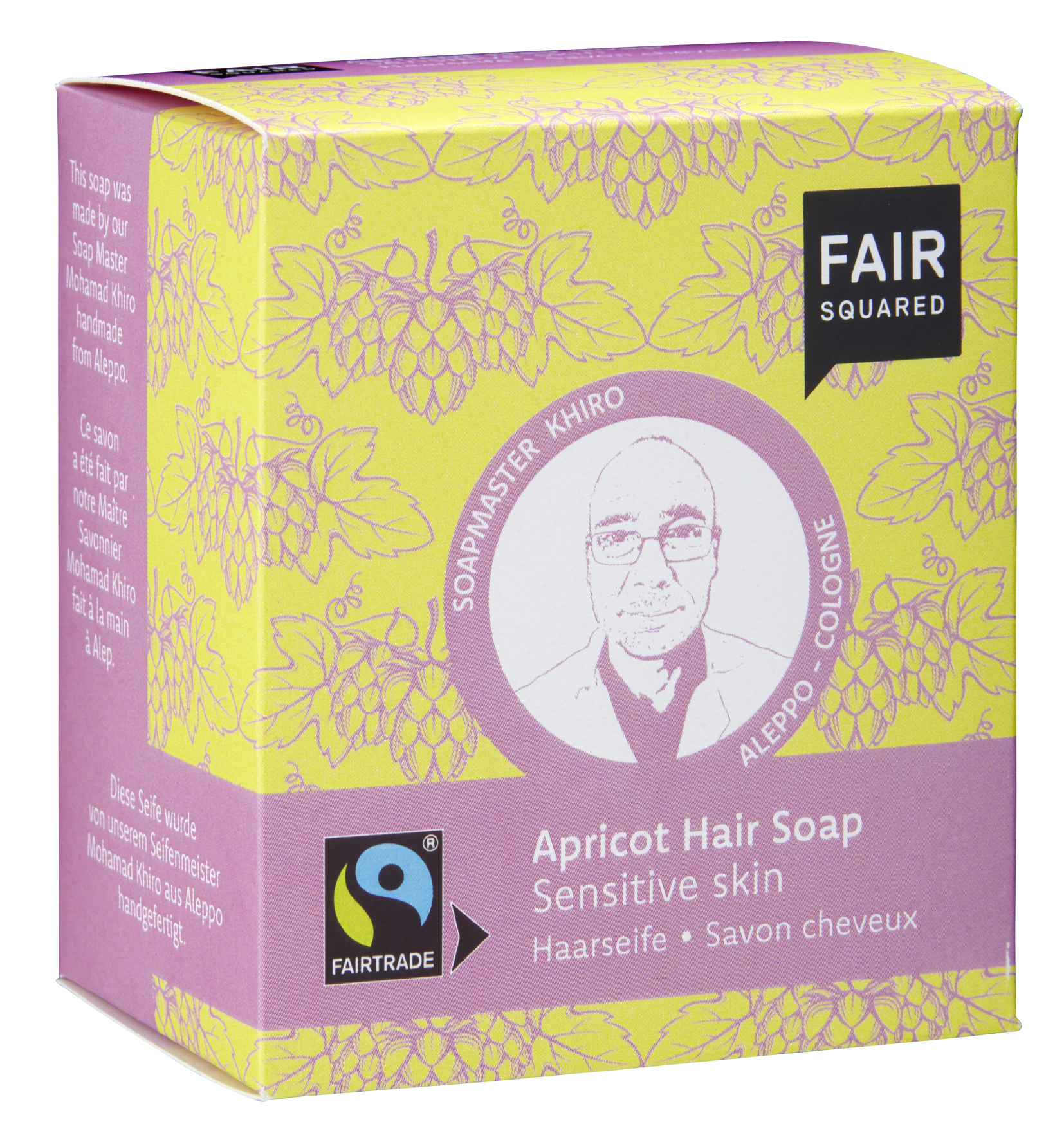 Fair Squared Hair Soap Apricot Sensitive Skin 80 g