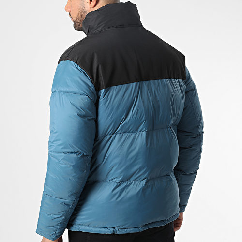 Doudoune Capuche 23104 Bleu Noir