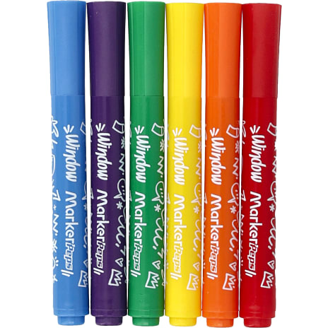 Maped Color'Peps vinduesmarkere - 6 stk.