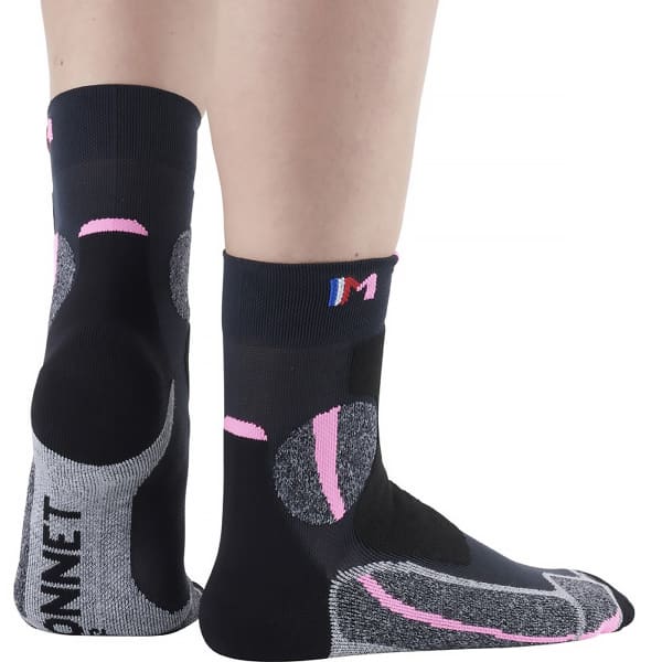 Chaussette randonnée MONNET SOCQUETTE MID EXPERT ROSE