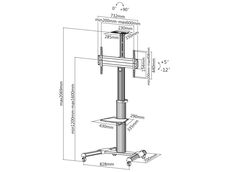 InLine 23170A, 50 kg, 94 cm (37