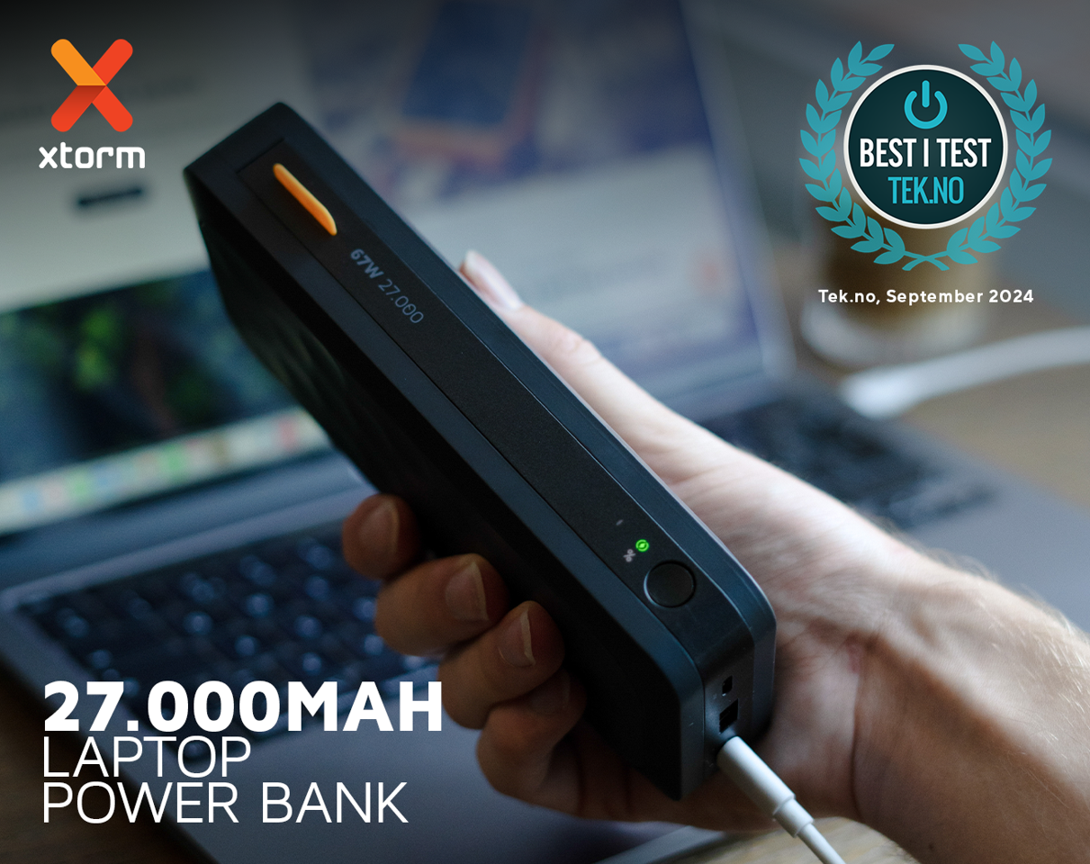 Xtorm - Powerbank USB-C PD 67W 27.000mAh 2xUSB-C Sort