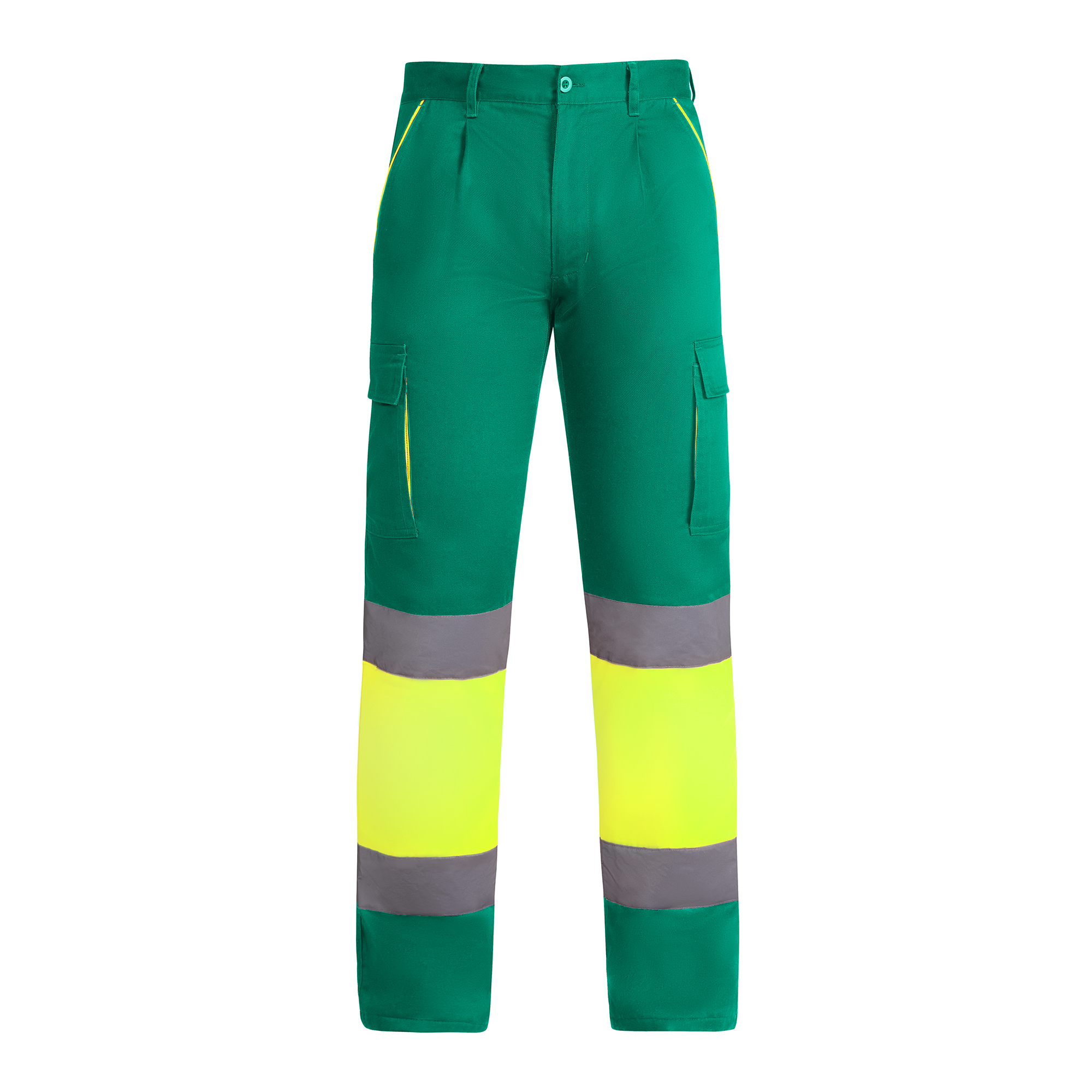 Roly HV9321 - ENIX Pantalon haute visibilité doublé à poches multiples