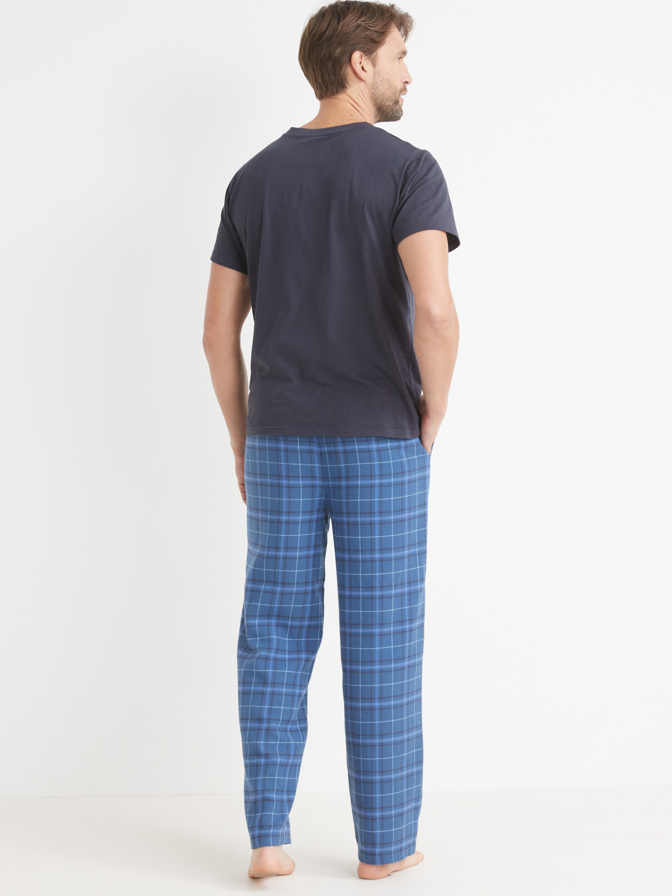 Pyjama jersey et flanelle pur coton