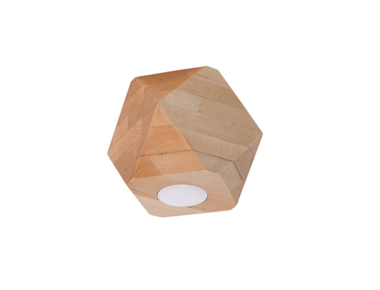 SOLLUX LIGHTING - Plafonnier woody 1 bois naturel
