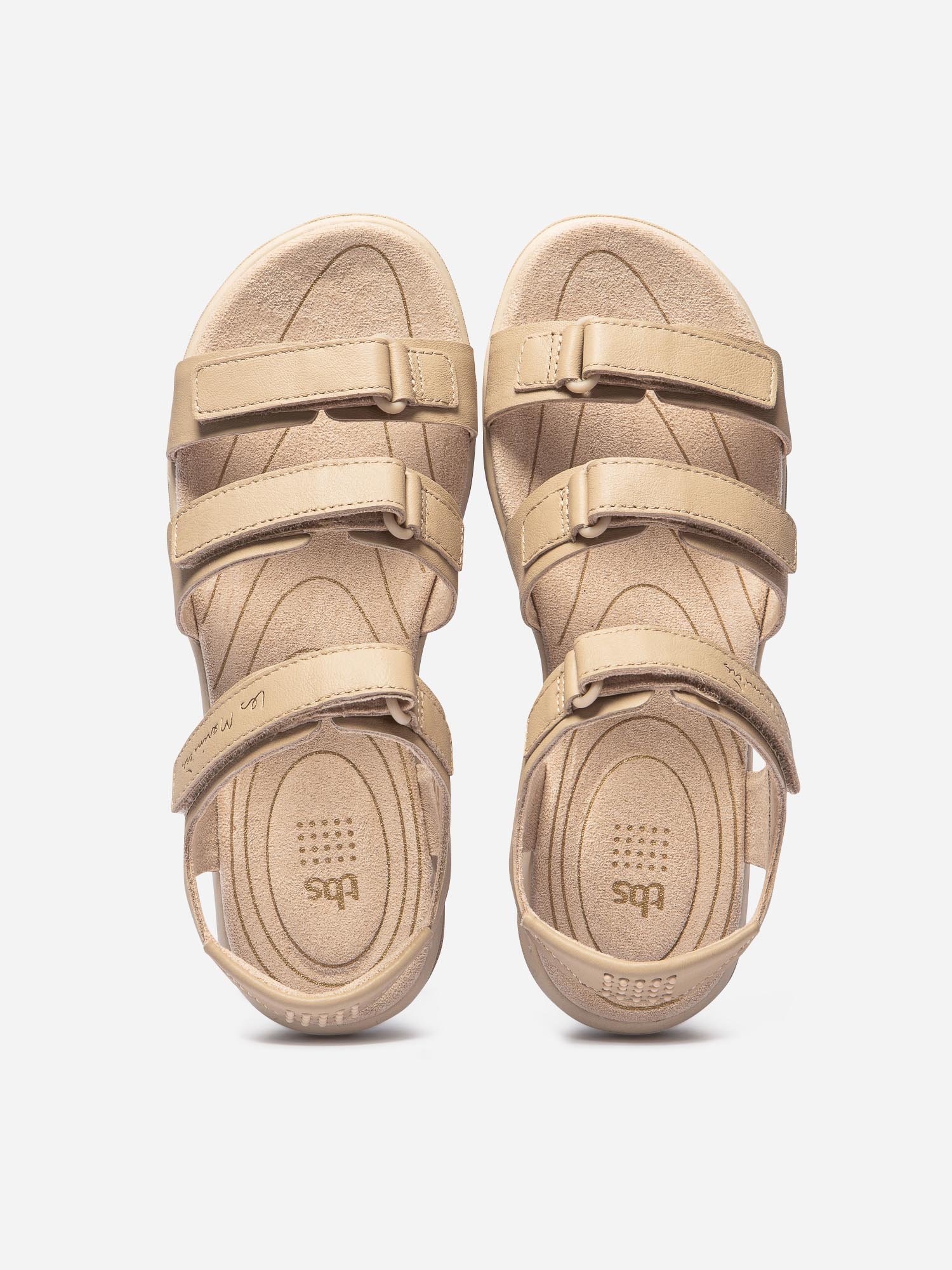 Sandales Femme Confort Scratch Beige