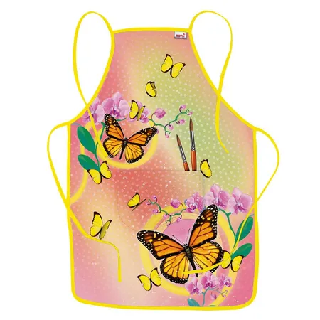 Roth Kinderschürze Schmetterling, ca. 40x60 cm, zum Malen und Basteln