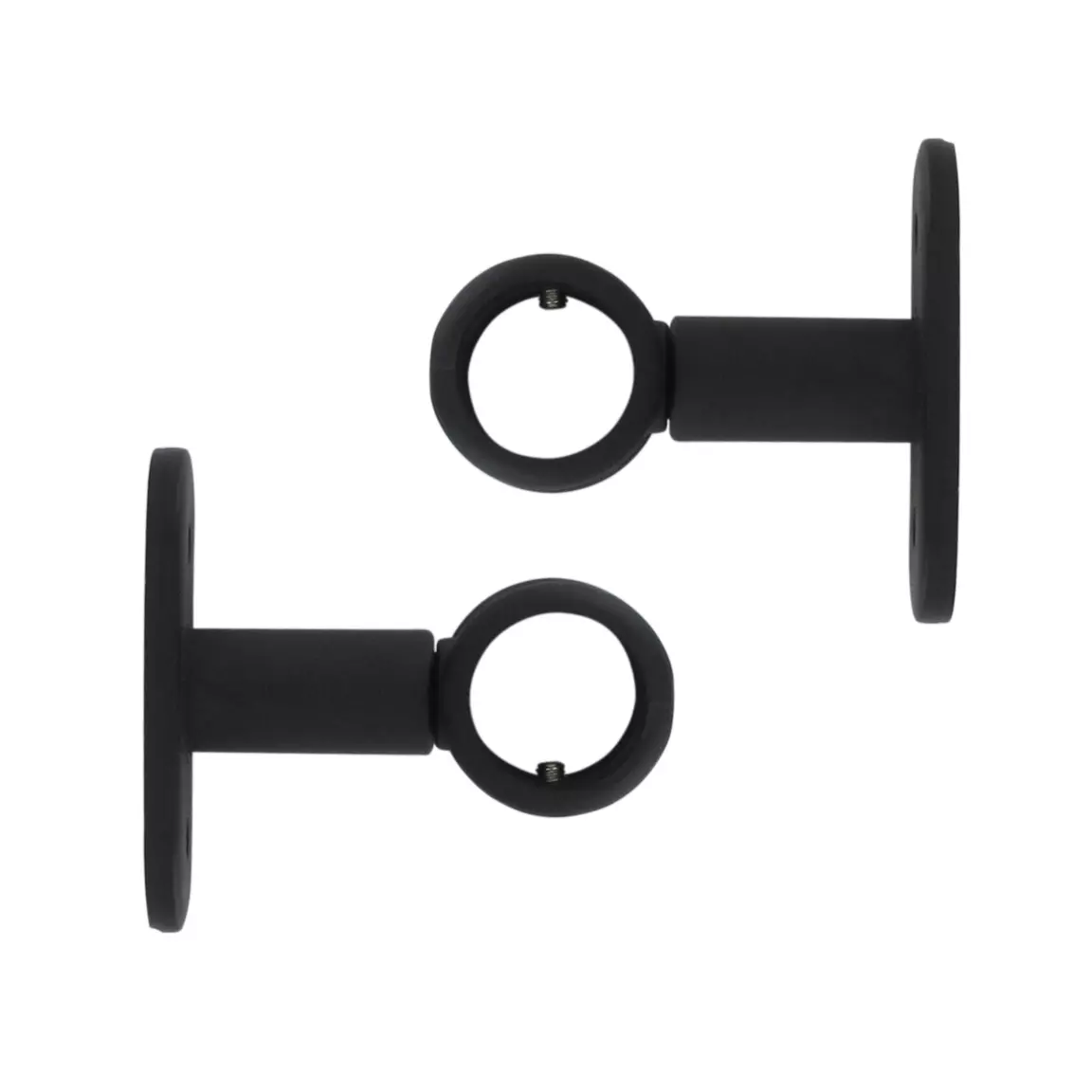 Lot de 2 supports tringles (L50 / D20 mm) Jim Noir mat
