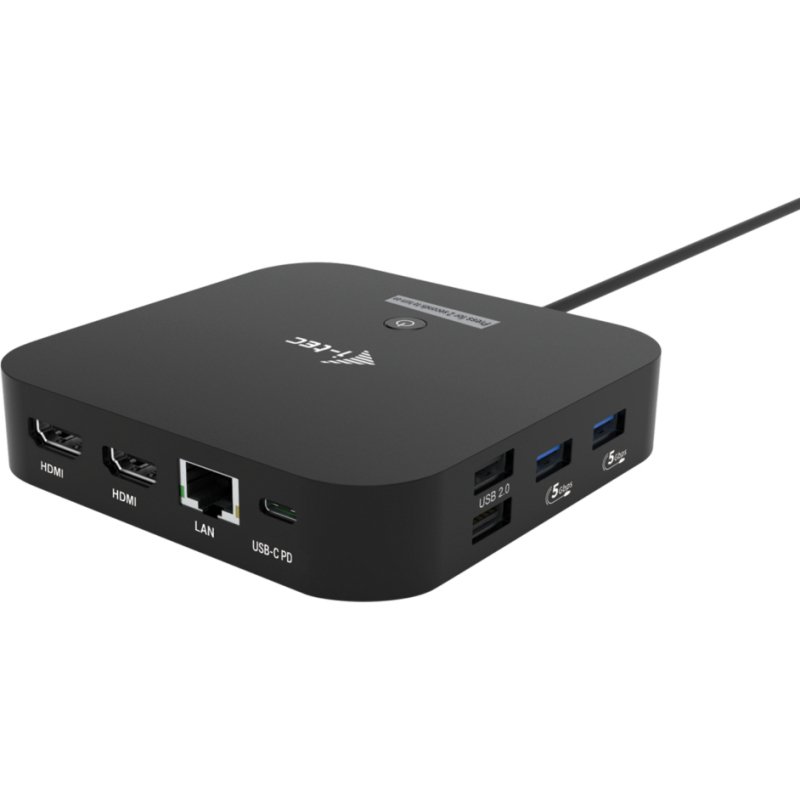 i-tec USB-C Dual HDMI Docking Station with Power Delivery 100 W