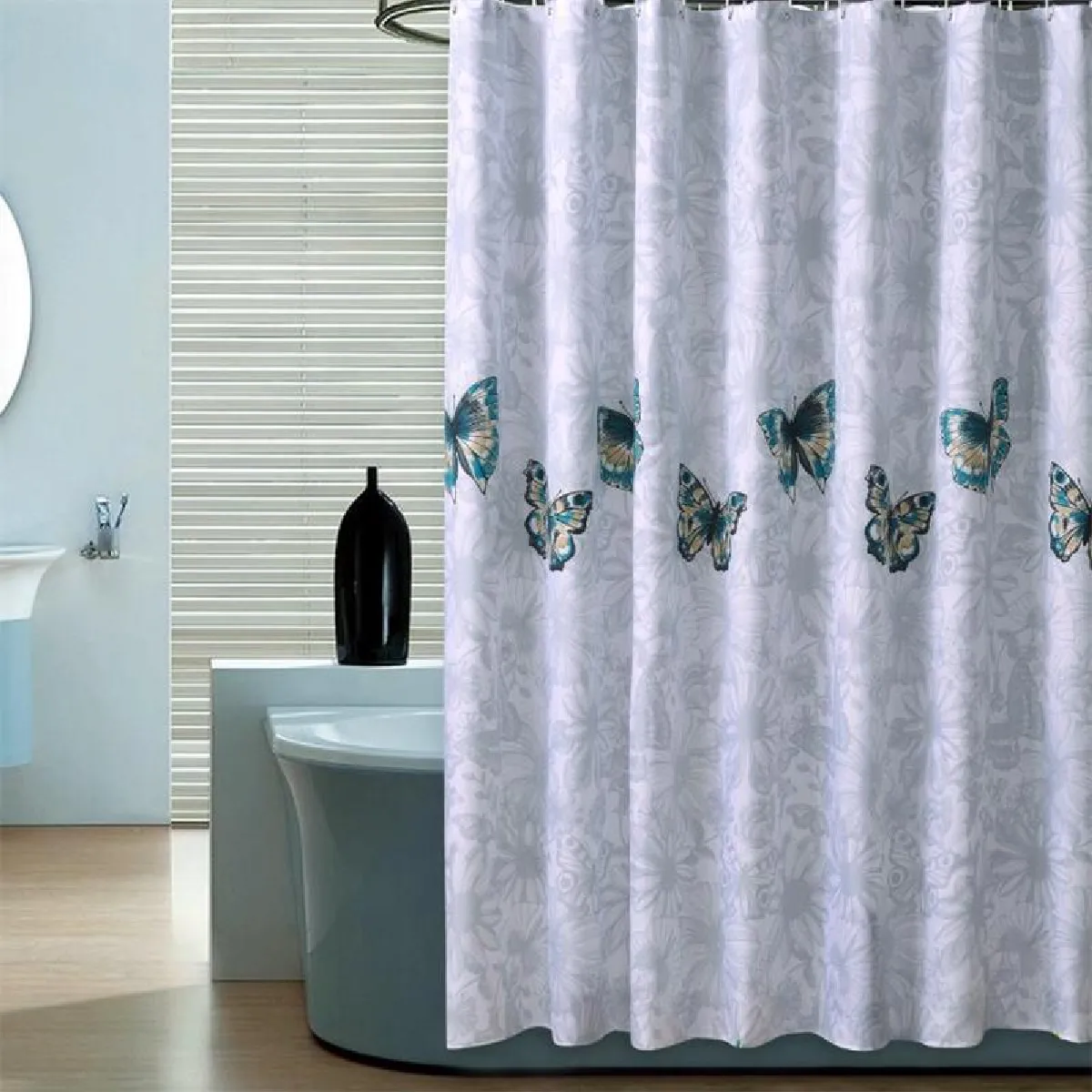Universal Rideau de douche papillon