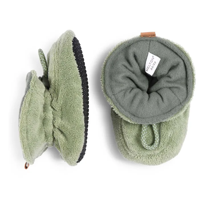Melton Chaussons Terry | Vert