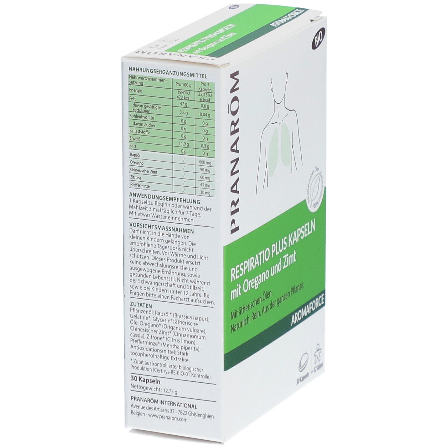 PRANAROM RESPIRATIO PLUS KAPSELN mit Oregano und Zimt