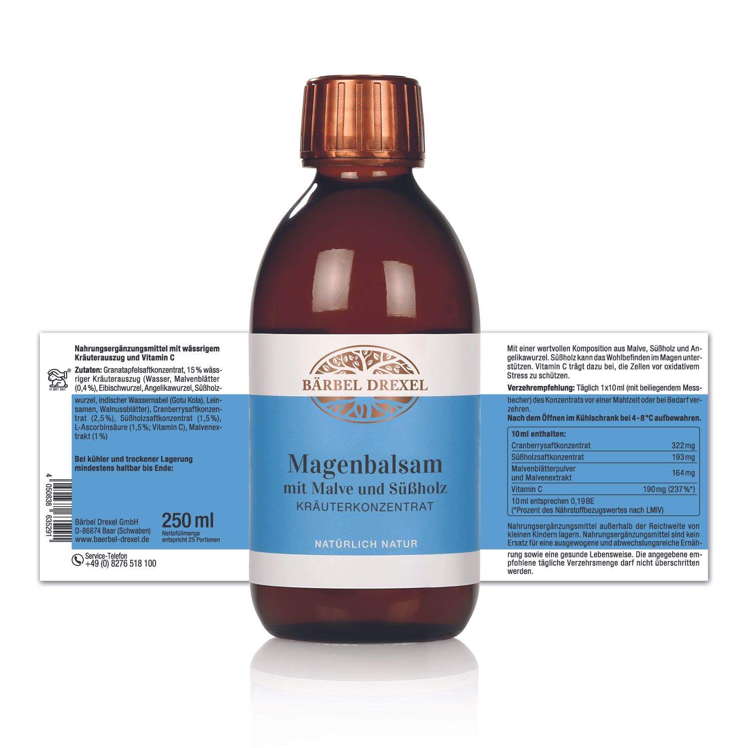 Bärbel Drexel Magenbalsam mit Malve und Süßholz Kräuterkonzentrat