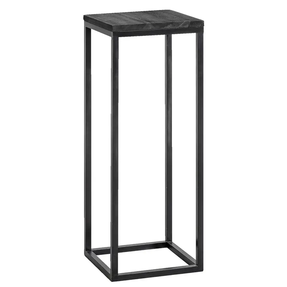 Plantentafel Gijs - zwart - 79x30x30 cm