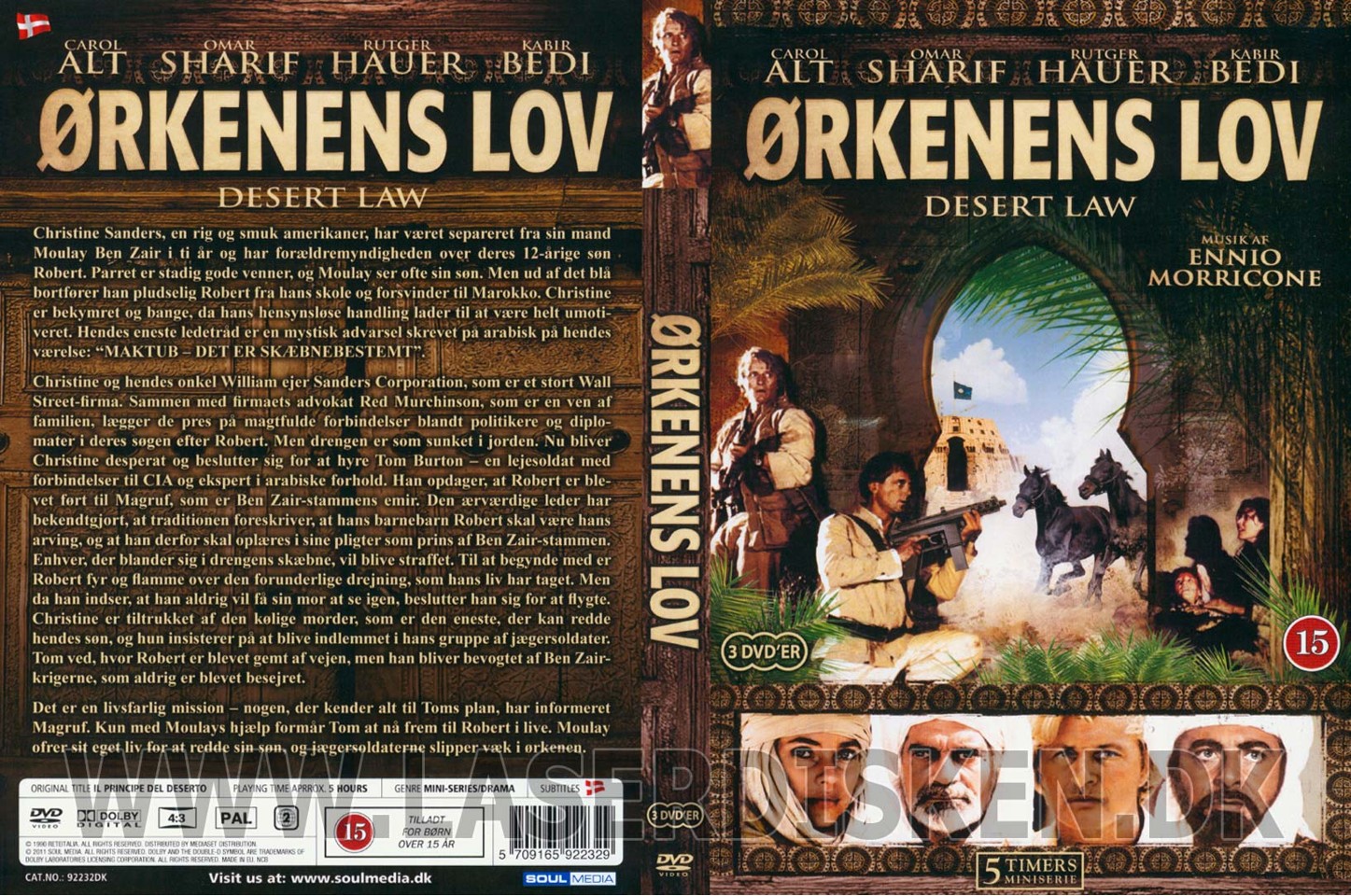 ØRKENENS LOV - DESERT LAW - Il Principe Del Deserto 3DVD BOX SET
