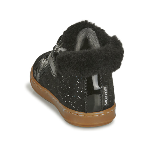 Shoo Pom - BOUBA ZIP HAIR - Noir / Doré