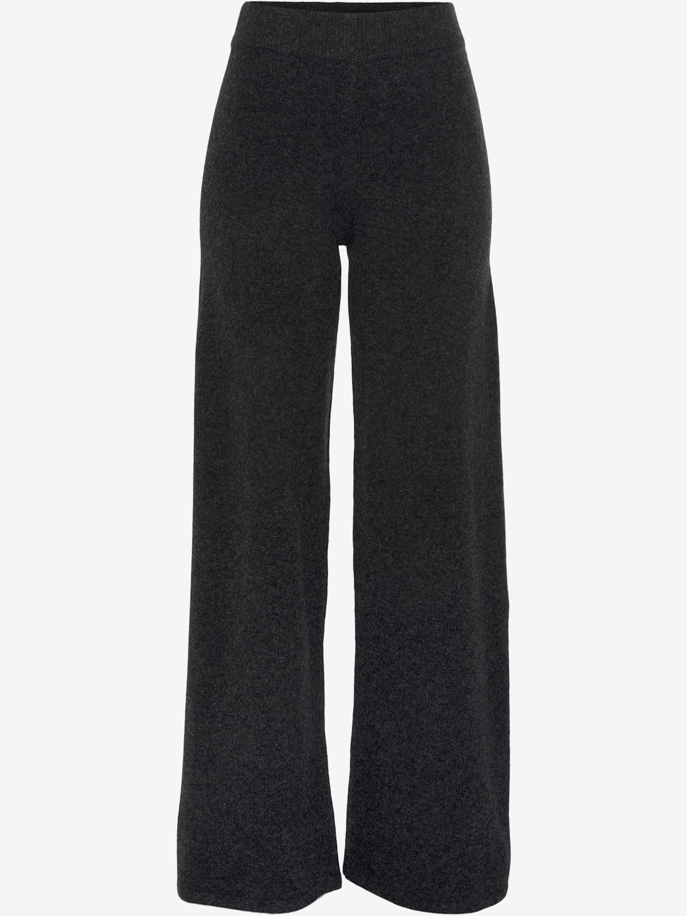 Pantalon en tricot avec jambes larges