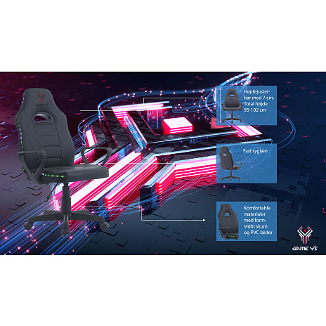 Game YS Junior RGB Gamerstol - Sort