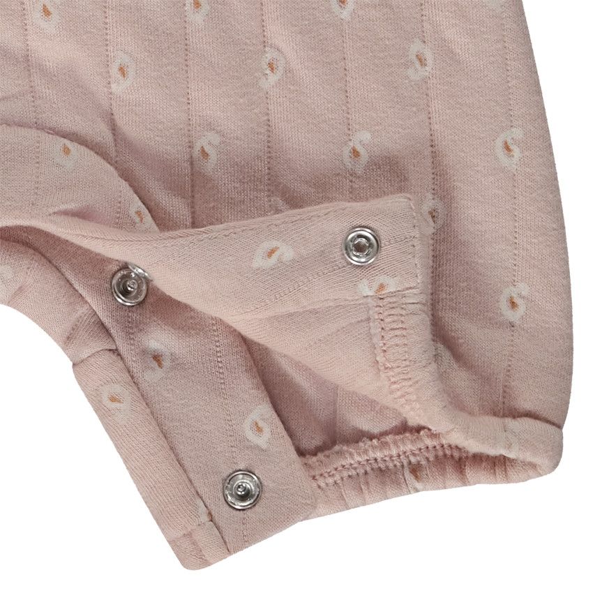 Ensemble 2 pièces avec bloomer à bretelles pour bébé fille - Ecru