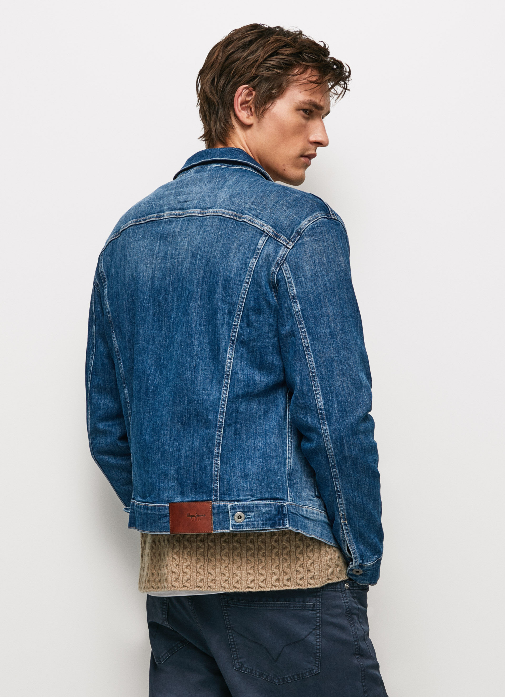 JAQUETA JEANS DE CORTE REGULAR - jeans
