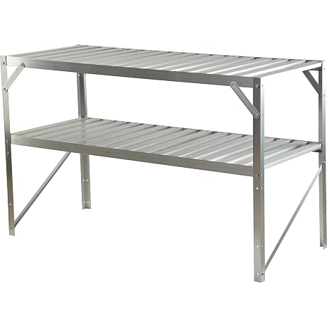 Aluminiumsbord - 2 hylder