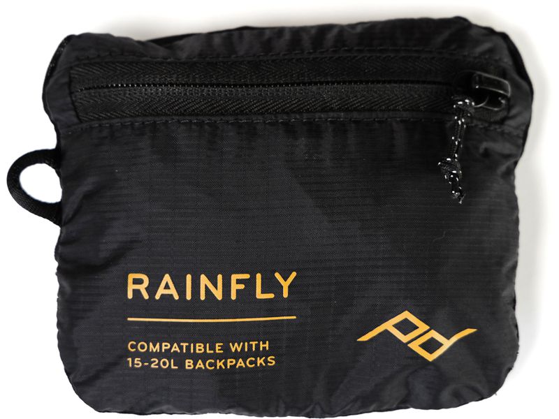 Peak Design Outdoor-Regenfliege 15-20L – Schwarz Ultra-packbare wasserdichte Outdoor-Regenfliege