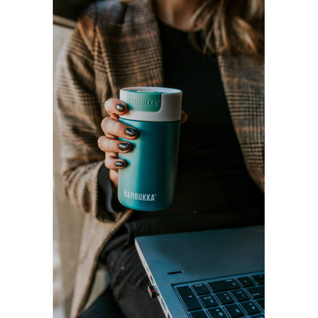 Thermosbeker/Koffiebeker - 300 ml - Lekvrij - 6 uur warm - Kambukka isoleerbeker - Olympus Enchanted Forest