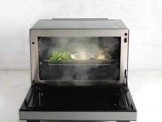 [OUTLET] - Panasonic NN-CS88L - Mikrobølgeovn med varmeledning og grill - 31 liter - 1000 W