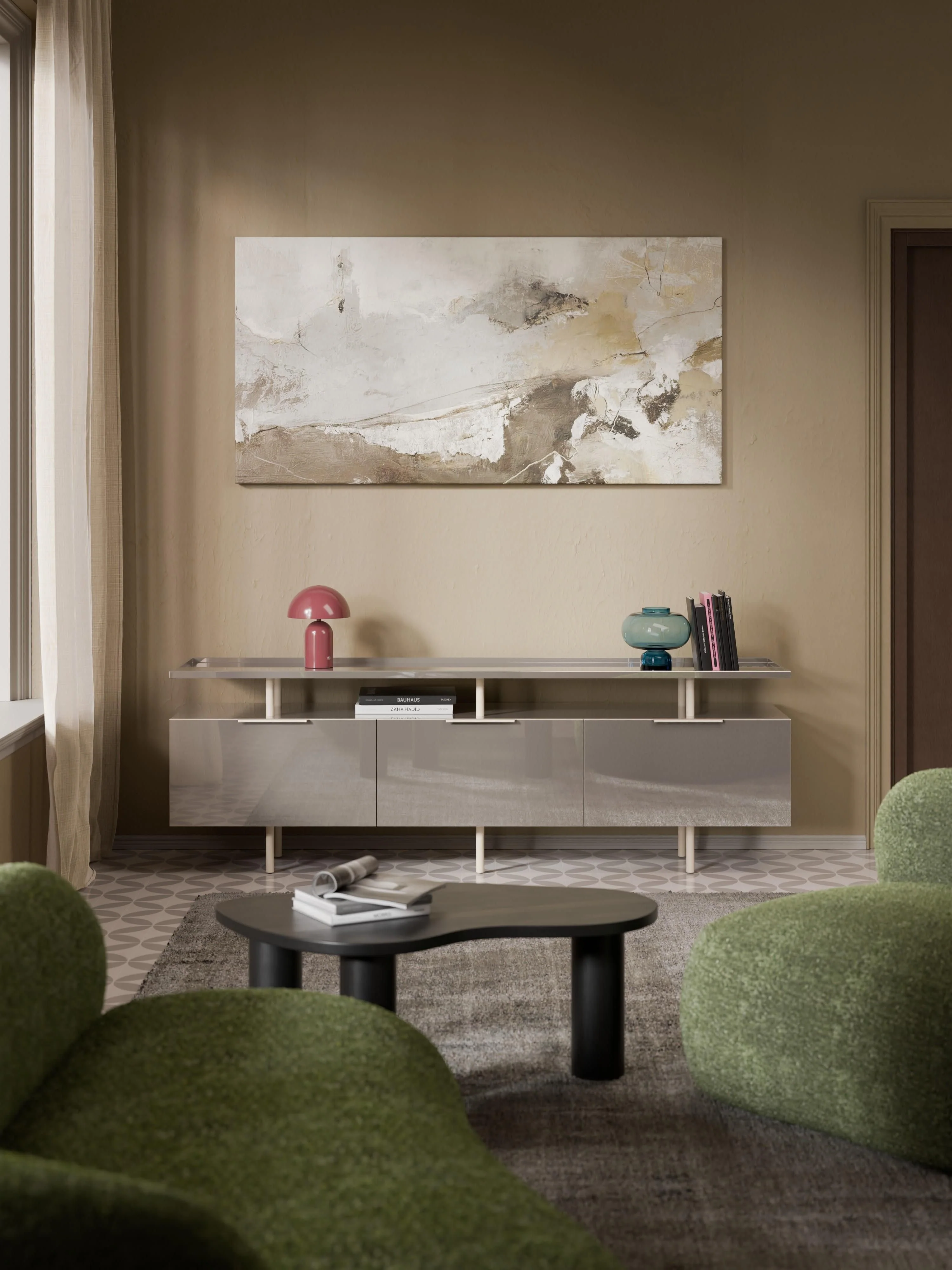 Hoogglans dressoir Lennie