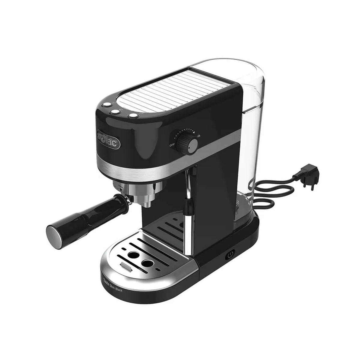SOLAC Espressomaskin Taste Slim Svart