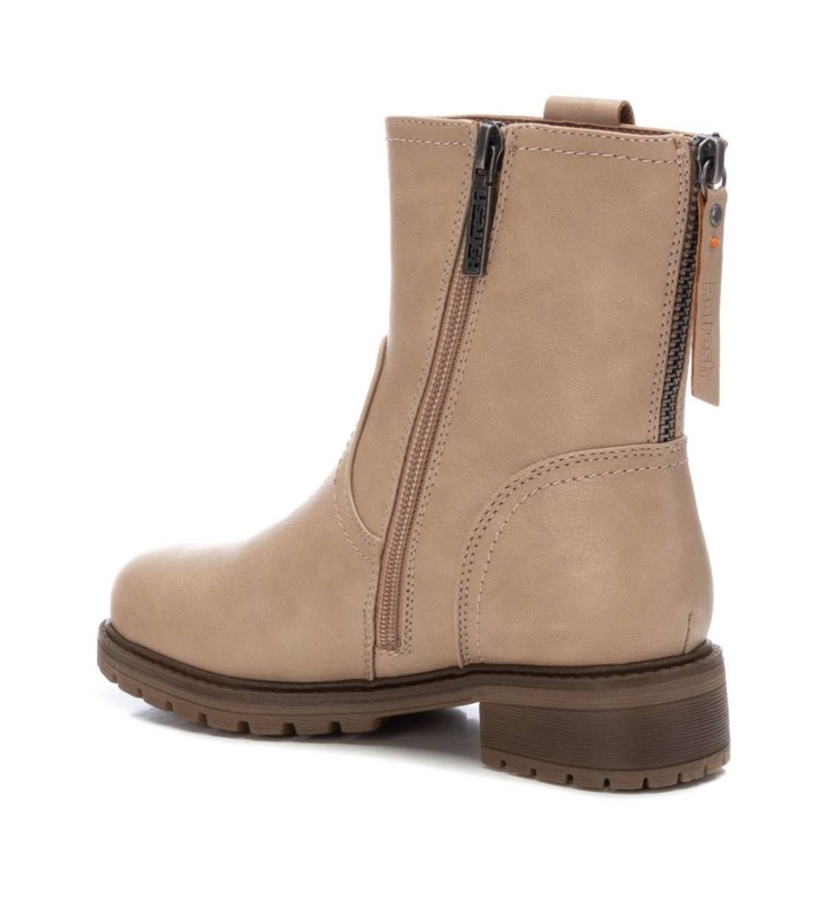 Botas de cano curto Refresh 171131 bege
