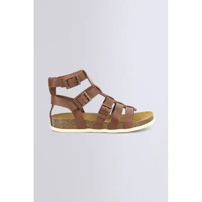 KICK ALEXA MARRON CLAIR SANDALES Cuir Femme