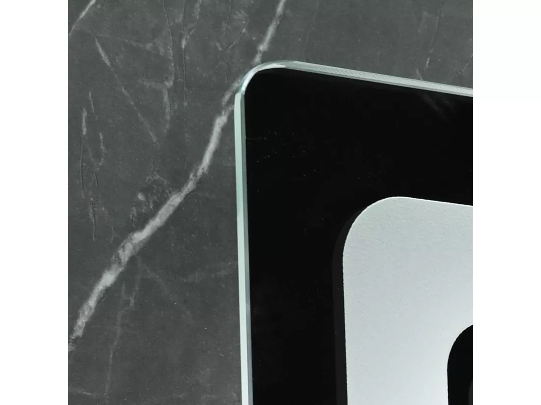 LuxuryBain- Miroir de salle de bain LED à luminosité variable rectangulaire 60x80