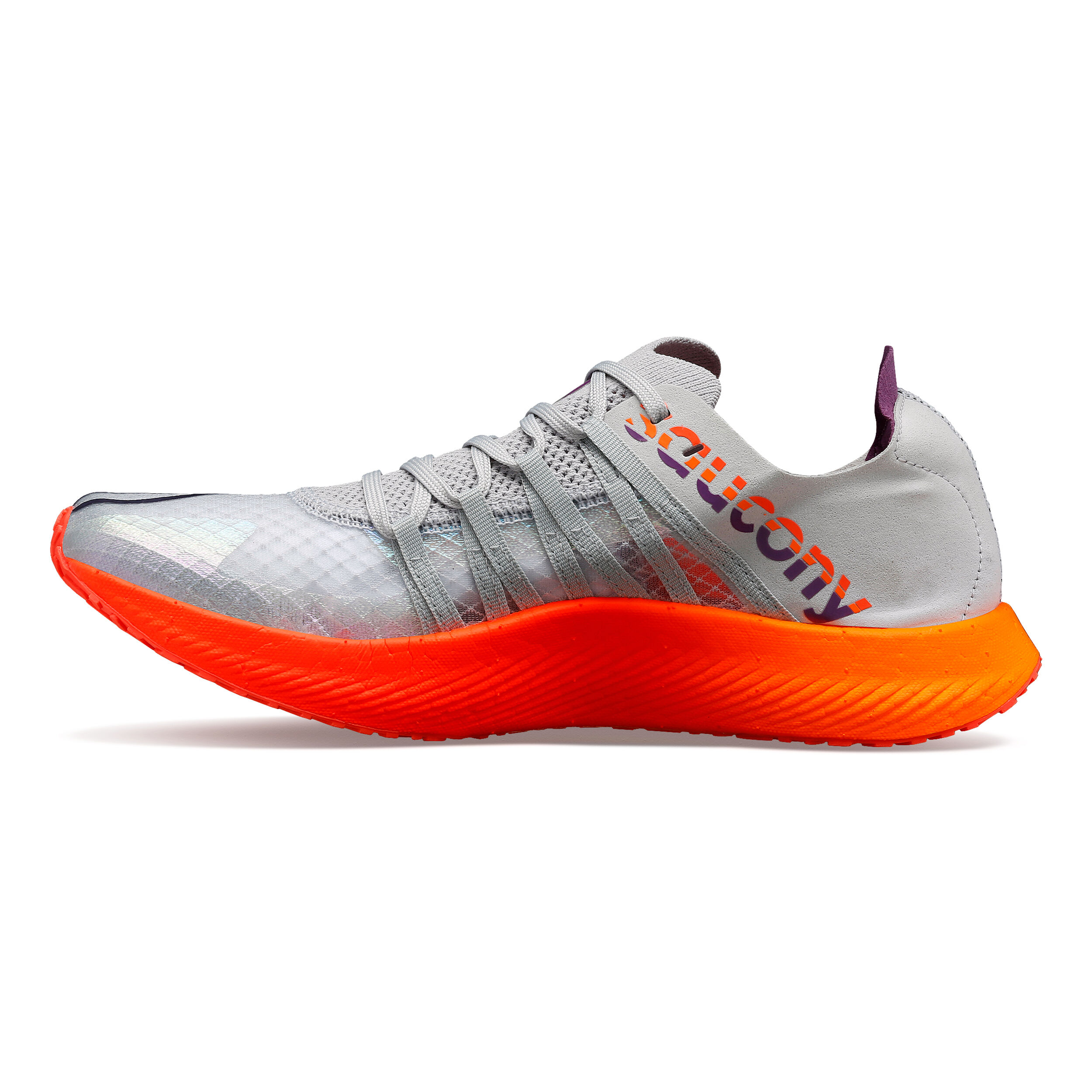 Saucony Sinister Chaussure De Compétition Femmes - Gris Clair , Orange
