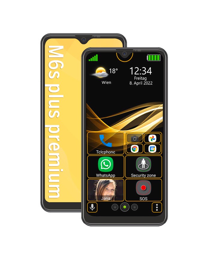 Bea-fon M6splus inkl. TPU Case + Displayschutz
