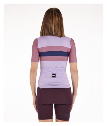 Maillot Manches Courtes Femme Santini Eco Sleek Bengal Violet