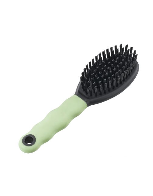 Ferplast Vachtborstel Zacht Kat - Kattenvachtborstel - 19.5x5.4x3 cm Lime Zwart
