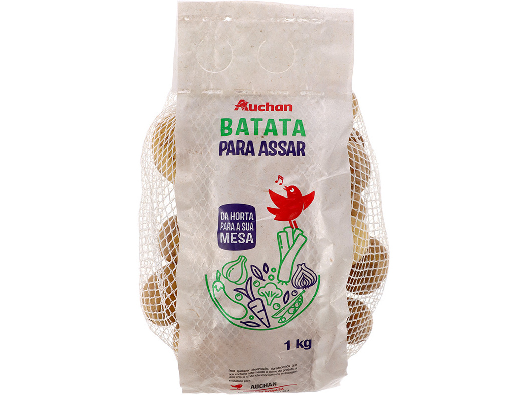 BATATA PARA ASSAR AUCHAN 1KG