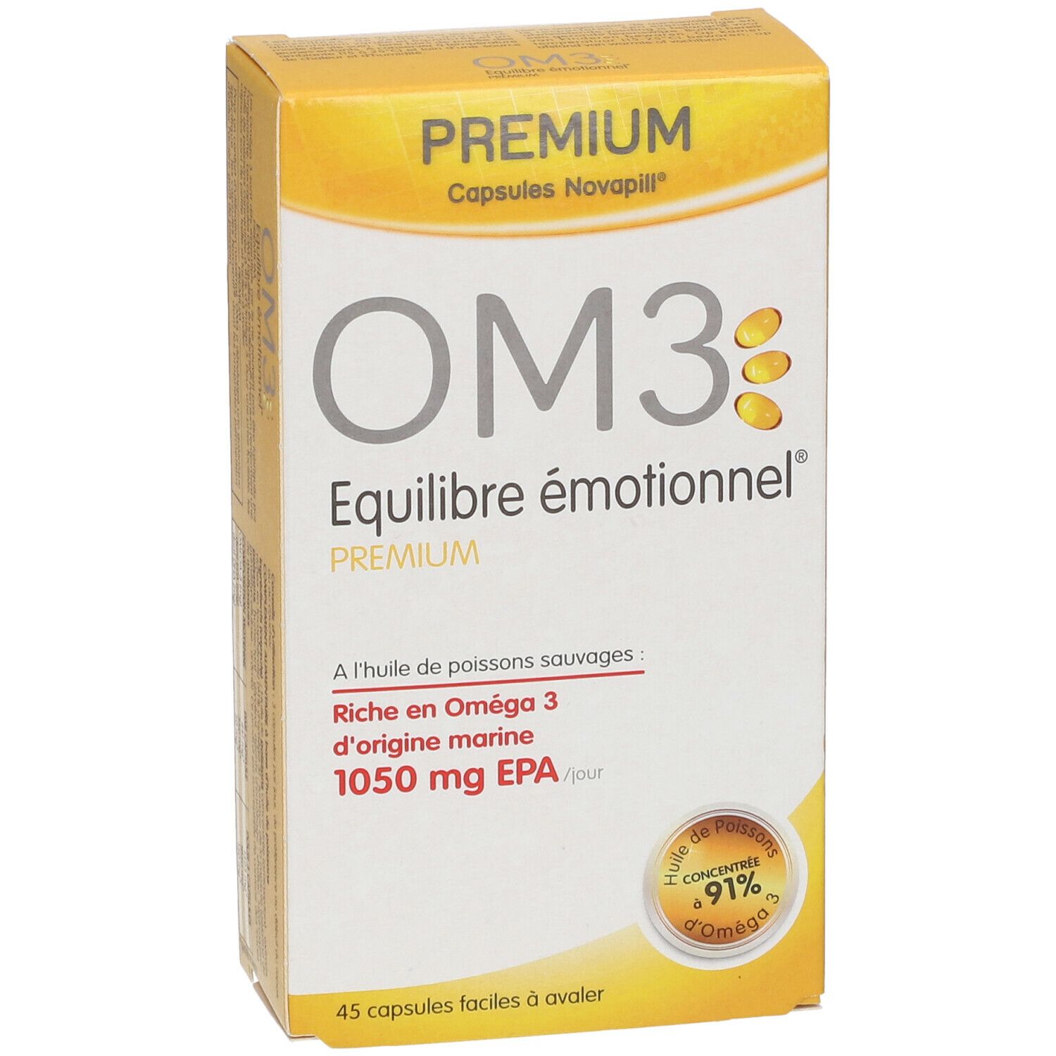 Premium Novapill® capsules OM3 Equilibre émotionnel®
