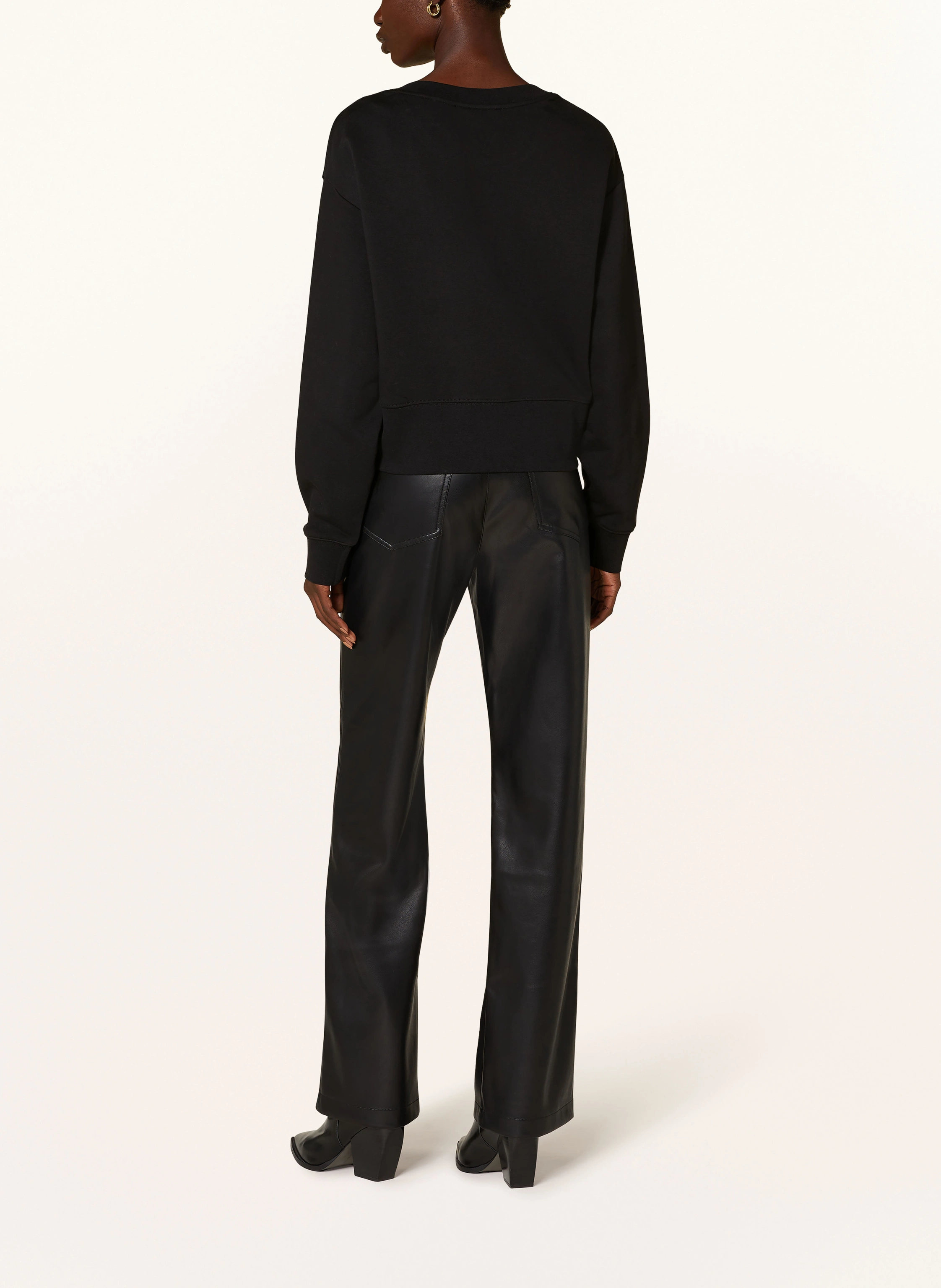 ALLSAINTS Sweatshirt FLITE SEPARO mit Schmuckperlen und Stickereien